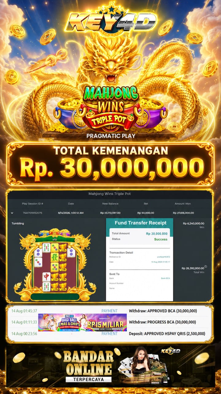 KEY4D GACOR🔥🔥🔥
DEPOSIT : RP 2,500,000
WITHDRAW : RP 30,000,000
LINK DAFTAR: http