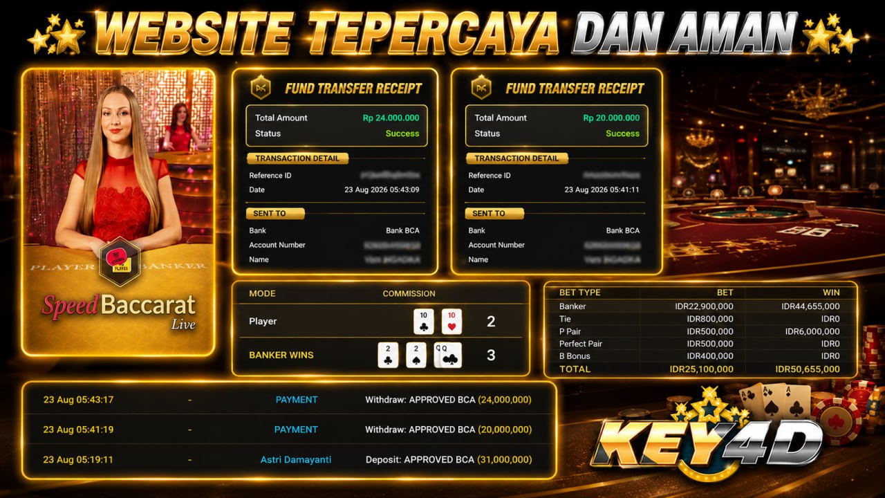 🔥 SELAMAT KEPADA MEMBER KEY4D 🔥
🎗AGEN SITUS TERPERCAYA🎗
✅ C𝗼𝗯𝗮 𝗱𝘂𝗹𝘂 — 𝗺𝗲𝗻𝗮𝗻𝗴 𝗯𝗮𝗿