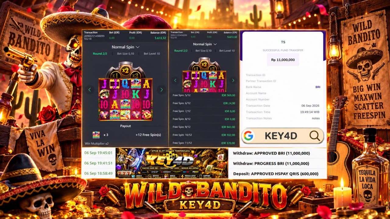 🔥 GACOR KEY4D 🔥
DEPOSIT : RP 600.000
WITHDRAW : RP 11.000.000
LINK DAFTAR: https